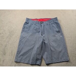 Under Armour Mens Match Play Golf Shorts Blue Heathered Size 32 1251234
